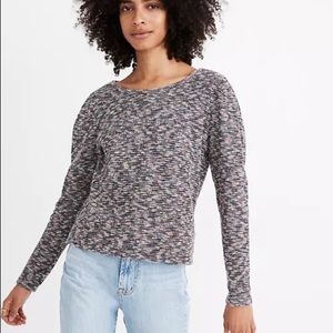 NWOT Madewell Multicolor Crew Neck Sweater